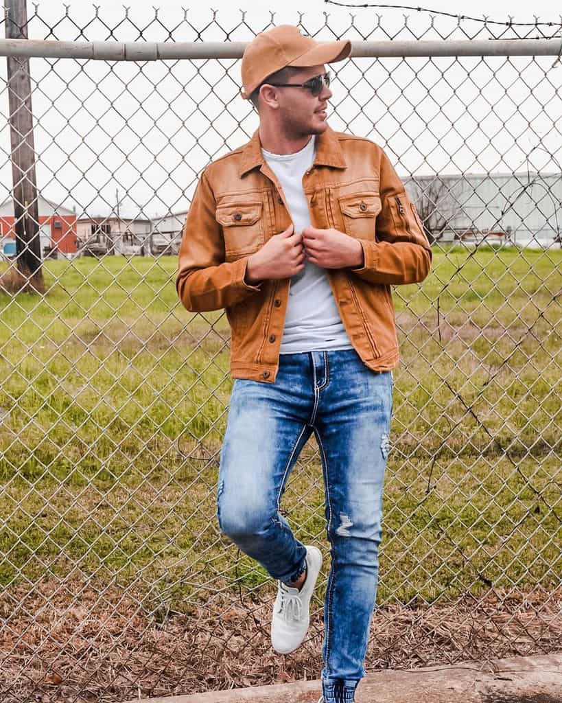 Hot High Fashion Denim Jacket Outfit