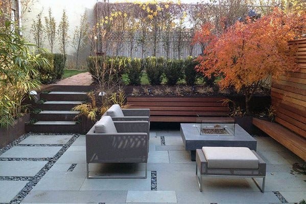concrete paver patio