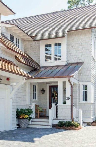 beige paint with brown roof accent