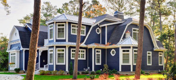painted brick wall siding 