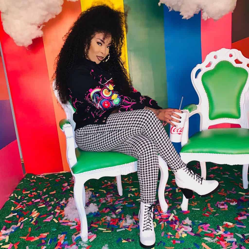 Houston Singer Neb Studio Colorful 90s Theme