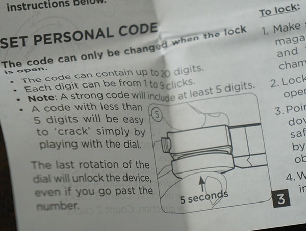 How To Set Personal Code Zore X Core 9×19