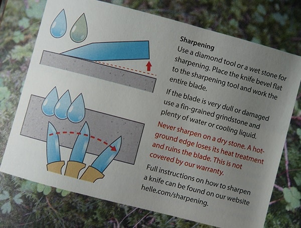 How To Sharpen Helle Knife With Diamond Tool Or Wet Stone