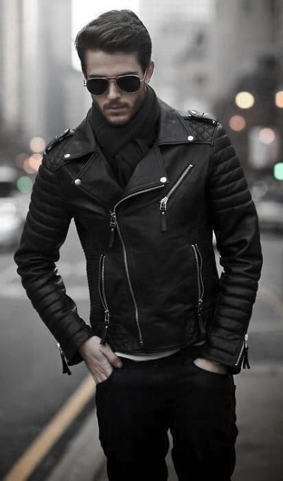 How To Wear A Leather Jacket Awesome Leather Jacket Outfits Styles For Men