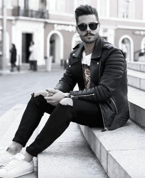 How To Wear A Leather Jacket Leather Jacket Masculine Outfits Style Ideas For Men