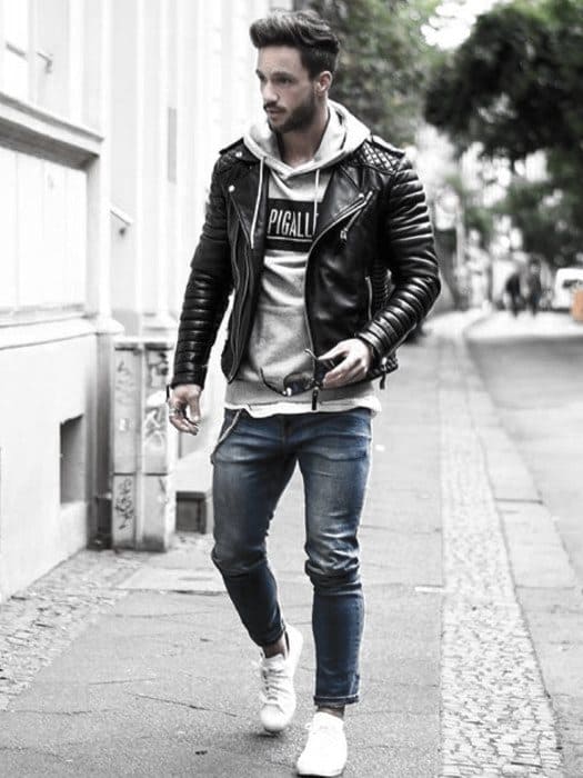 How To Wear A Leather Jacket Male Leather Jacket Outfits Clothing Styles