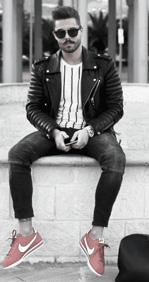 How To Wear A Leather Jacket Mens Leather Jacket Fashionable Ideas