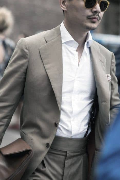 How To Wear A Suit Without A Tie Guy With Sharp Looking Outfits