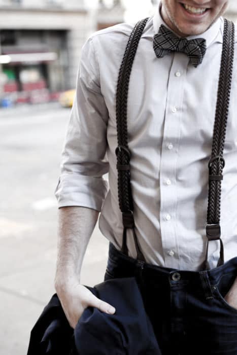 How To Wear Guys Suspenders With Jeans And Bowtie Outfits Style Fashion Inspiration