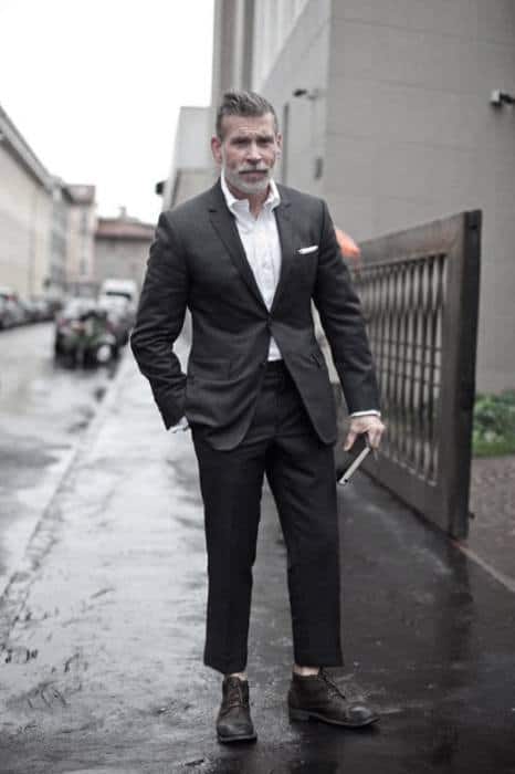 How To Wear Male Boots Outfits Clothing Styles Black Suit With No Tie