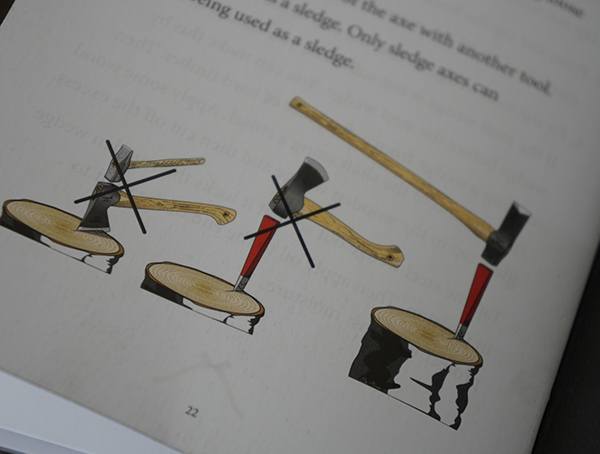 Hults Bruk Axe Splitting Wood Logs How To Guide