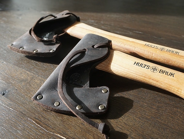 Hults Bruk Dark Brown Leather Protective Shealths