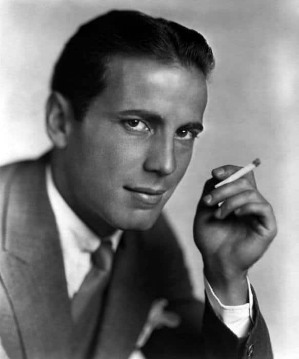 Humphrey Bogart With Historical 1930s Male Hairstyles