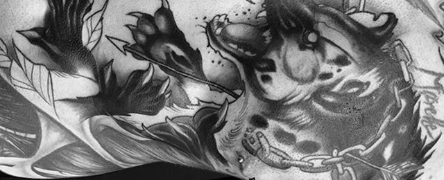 Hyena Tattoo Designs For Men
