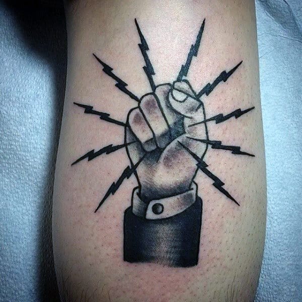 Ibew Lineman Guys Small Tattoo On Arm