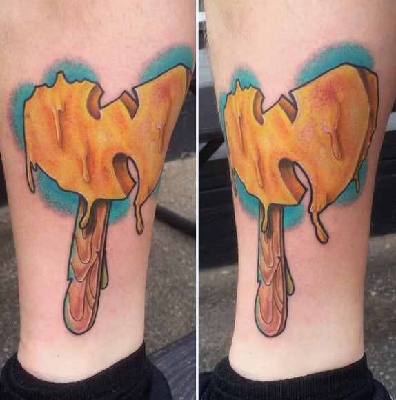 Ice Cream Wu Tang Mens Lower Leg Tattoo