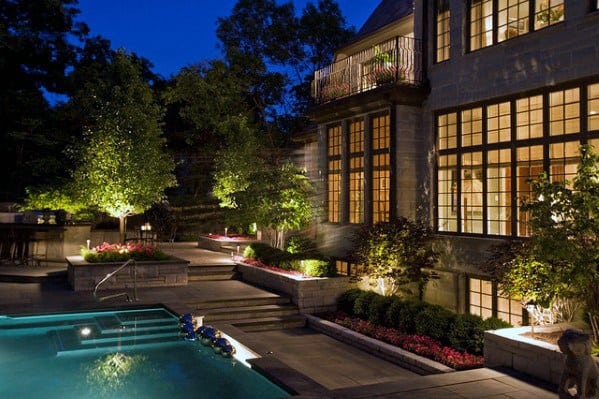 poolside lighting solution