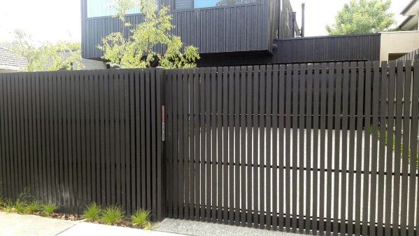 steel fence gate