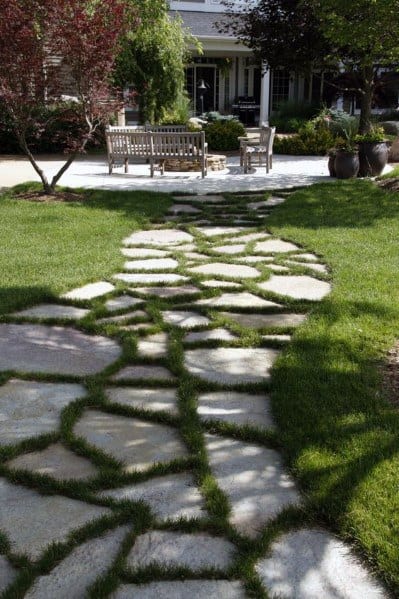 Idea Inspiration Stone Walkway Designs