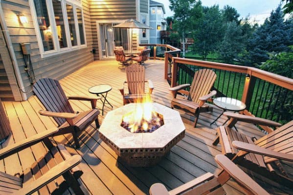 tiled firepit