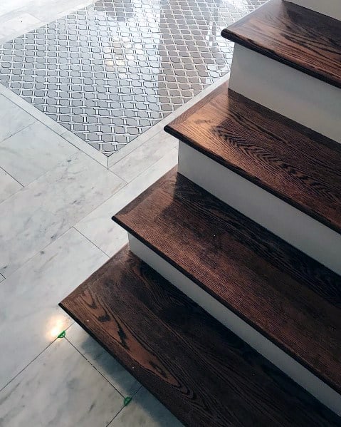 decorative entryway mat tile with border