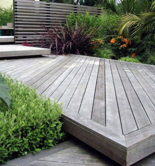 Ideas Modern Deck Unstained Wood