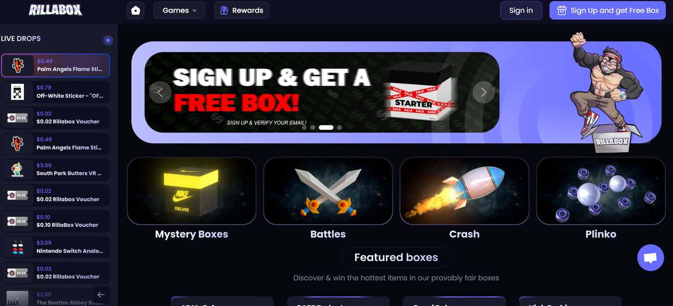 Rillabox mystery box