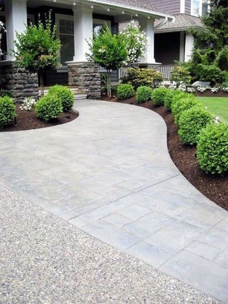 concrete walkway pavers