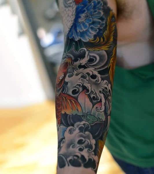Impressive Japanese Sleeve Tattoo For Men