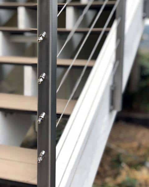 metal cable railing