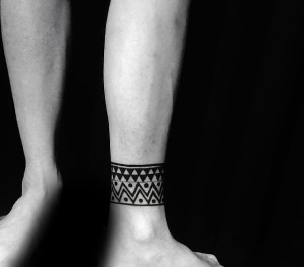 Incredible Ankle Band Tattoos For Men