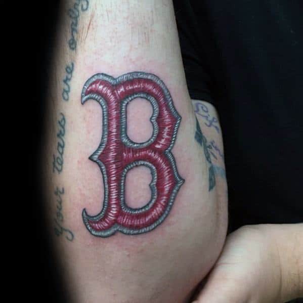 Incredible Boston Red Sox Tattoos For Men On Outer Forearm