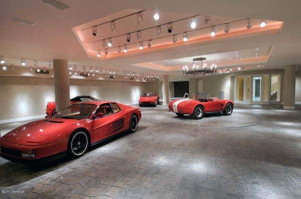 Incredible Led Garage Lights With Neon Red Glow