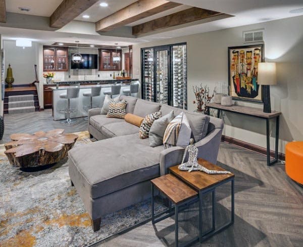 Incredible Rustic Basement Ideas