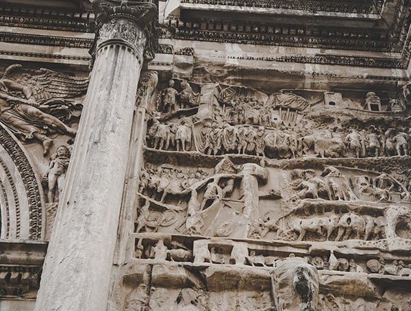 Incredible Stone Details Roman Forum Arch