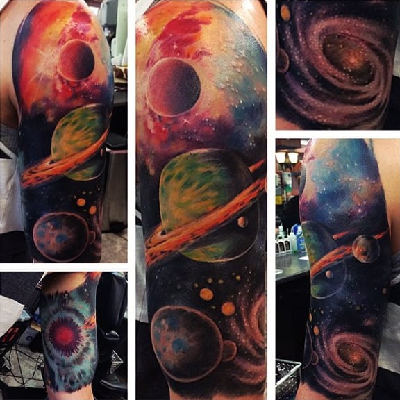 Incredible Universe Tattoo Full Sleeve For Men