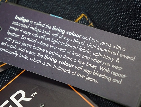 Indigo Duer Mens Jeans Detail