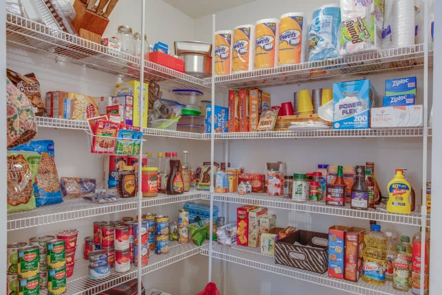 inexpensive wire pantry shelving ideas