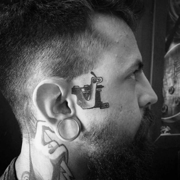 Ink Machine Guys Face Tattoo Designs
