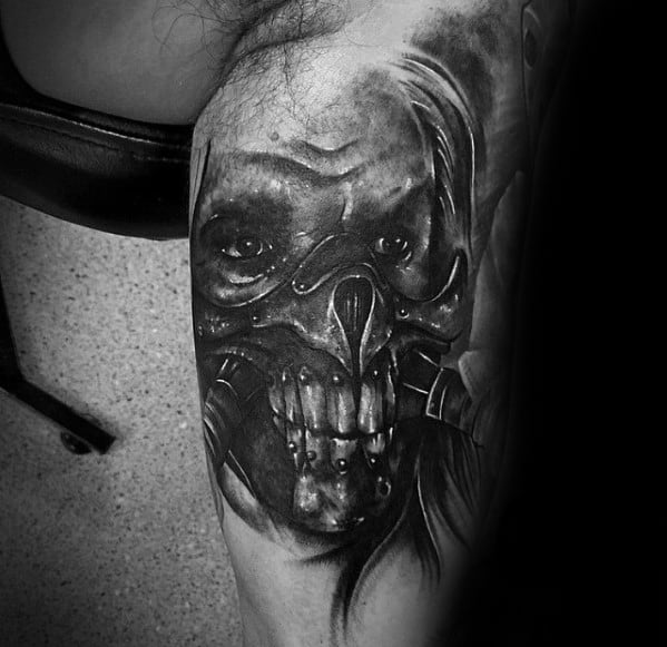 Inner Am Bicep Mad Max Male Tattoos