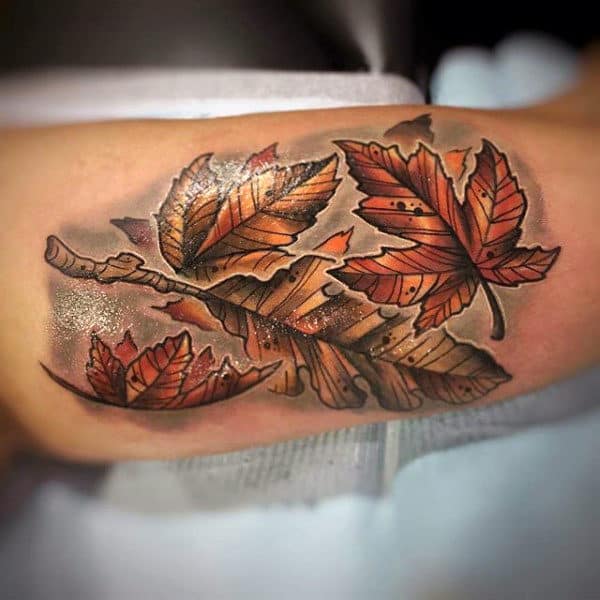 Inner Arm Bicep Fall Guys Tattoo Ideas