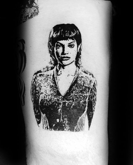 Inner Arm Small Detailed Star Trek Male Tattoos