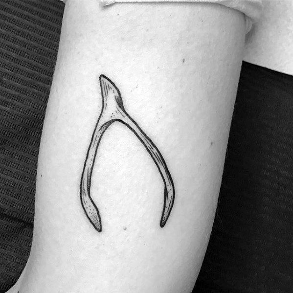 Inner Arm Wishbone Mens Tattoo Designs