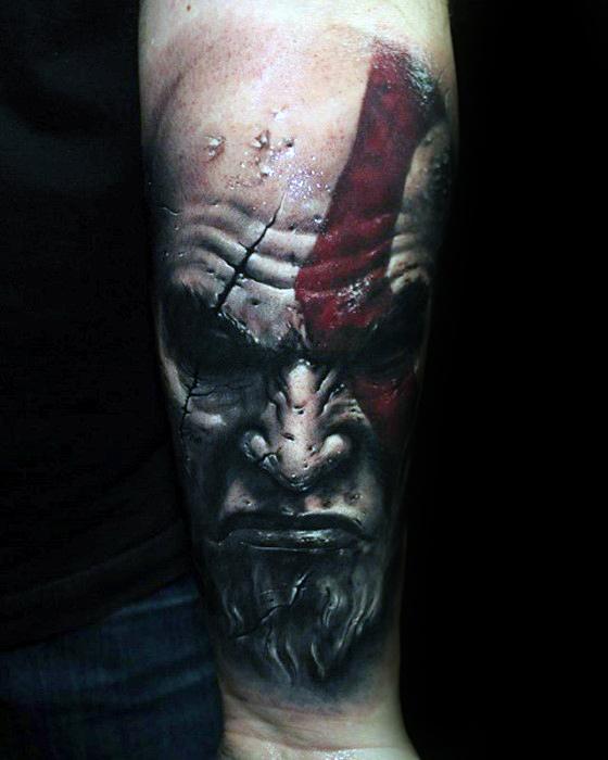 Inner Forearm Gamer Tattoo Ideas For Males