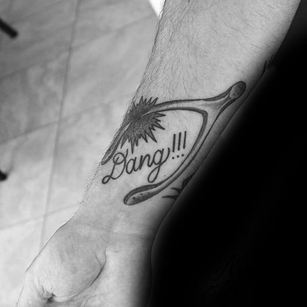 Inner Forearm Manly Wishbone Tattoo Design Ideas For Men