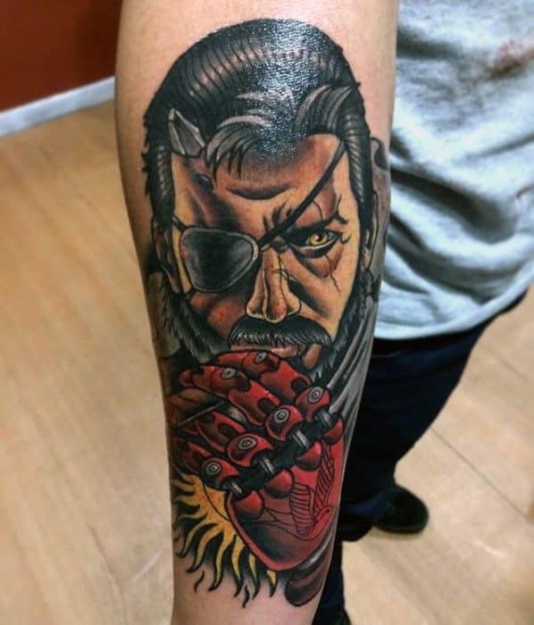 Inner Forearm Metal Gear Guys Tattoos