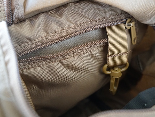 Inner Pocket With Key Clip Kelty Eagle Backpack Lid