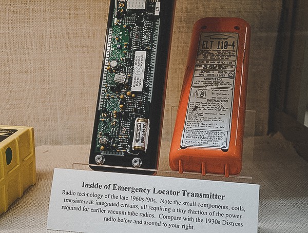Inside Of Emergency Locater Transmitter
