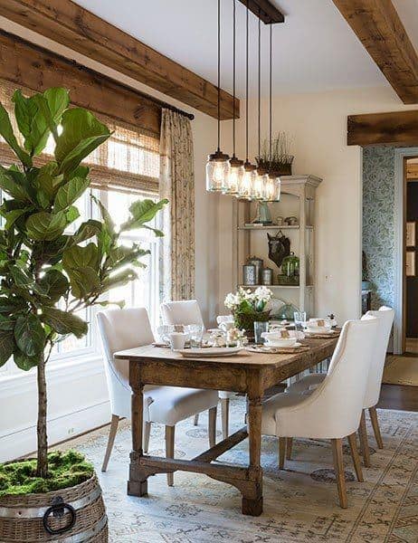 Interior Design Rustic Dining Rooms