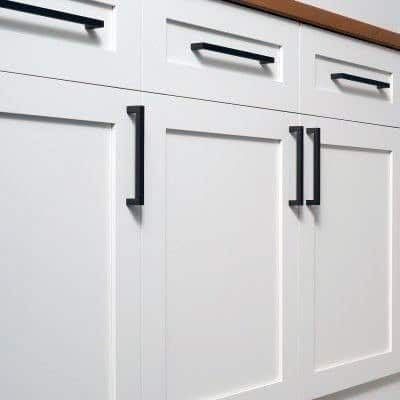matte black hardware cabinet handles 